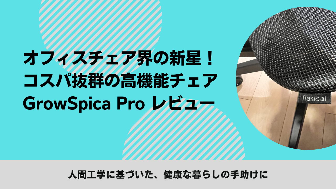 オフィスチェア界の新星、価格メリットが大きすぎる[GrowSpica Pro